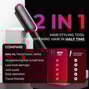 Tymo Ring Hair Straightener Brush HC100
