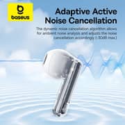 Baseus A00051900211-00 Bowie M3 True Wireless Earbuds Moon White
