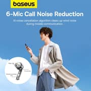 Baseus A00051900211-00 Bowie M3 True Wireless Earbuds Moon White
