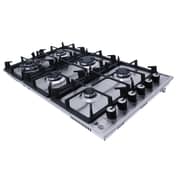 Purity Built-In Gas Hob 6 Eyes Heavy Duty Grids 90 cm, Stainless Steel- HPT903S