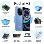 Xiaomi Redmi A3 128GB 4GB Star Blue 4G Smartphone