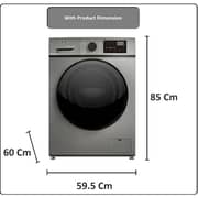 Akai Front Load Washer & Dryer 8 kg / 5 kg WDMA-8521E