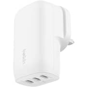Belkin BoostCharge 3 Port USB-C Wall Charger White