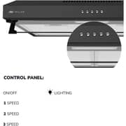 Millen Under Cabinet Range Hood MKH 603 BL