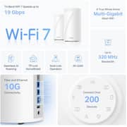 TP-Link Deco BE85 BE19000 Tri-Band Whole Home Mesh WiFi 7 System 1 Pack