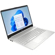HP (2022) Laptop - 12th Gen / Intel Core i3-1215U / 15.6inch FHD / 256GB SSD / 4GB RAM / Shared Intel Iris Xe Graphics / Windows 11 Home / English & Arabic Keyboard / Natural Silver / Middle East Version - [15S-FQ5108NE]