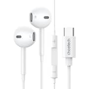 Choetech A012 Wired In Ear Headphone White