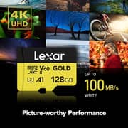 Lexar Professional Gold Memory Card UHS-II 128GB LMSGOLD128G-BNNNG