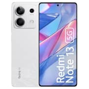 شاومى ريدمي نوت 13 هاتف ذكي  بسعة 256 جيجا باللون الأبيض القطبي ويدعم تقنيات الجيل الخامس