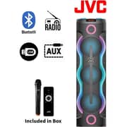 JVC Portable Party Bluetooth Speaker With Microphone Black