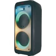 JVC LED Flame Light Speaker With Microphone And Remote Black