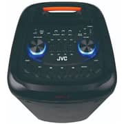 JVC LED Flame Light Speaker With Microphone And Remote Black