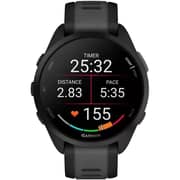Garmin 010-02863-20 Forerunner 165 Smartwatch Black/Slate Gray