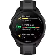 Garmin 010-02863-20 Forerunner 165 Smartwatch Black/Slate Gray