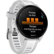 Garmin 010-02863-31 Forerunner 165 Music Smartwatch Mist Gray/Whitestone