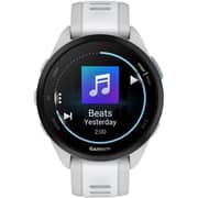 Garmin 010-02863-31 Forerunner 165 Music Smartwatch Mist Gray/Whitestone