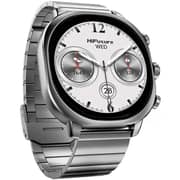 HiFuture AIX 1.43″ AMOLED Smartwatch with Advanced Fitness Tracking & Sleek Build - Silver