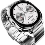 HiFuture AIX 1.43″ AMOLED Smartwatch with Advanced Fitness Tracking & Sleek Build - Silver
