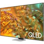 Samsung 55 Inch TV Quantum Processor 4K QLED - Eclipse Silver - QA55Q80DAUXEG [2024 Model]