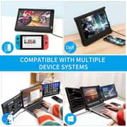 V2COM A01P2 Dual Monitor And Laptop Screen Extender 12inch