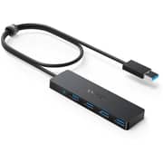 Anker 4 Port Ultra Slim Data Hub 2ft Black