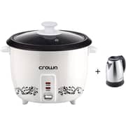 Crownline Rice Cooker RC-168 + Kettle KT-157