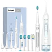 فيري ويل فرشاة أسنان كهربائية مع فلوسر مائي FW5020E+FW507-WH