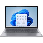 Lenovo ThinkBook 14 G6 IRL Business (2023) Laptop - 13th Gen / Intel Core i7-13700H / 14inch WUXGA / 512GB SSD / 16GB RAM / Shared Intel Iris Xe Graphics / Windows 11 Pro / English & Arabic Keyboard / Arctic Grey / Middle East Version - [21KG004CAX]