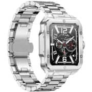 Swiss Military Alps 2 1.85″ Display Smartwatch with Victor 3 Wireless Earbuds - Silver