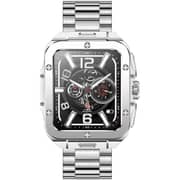 Swiss Military Alps 2 1.85″ Display Smartwatch with Victor 3 Wireless Earbuds - Silver