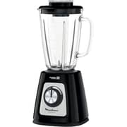 Moulinex Blendforce Blender, 800 W, Glass Jar 1.75 Liters, Grinder and Grater, Black - LM4358EG