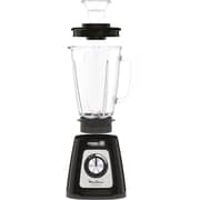 Moulinex Blendforce Blender, 800 W, Glass Jar 1.75 Liters, Grinder and Grater, Black - LM4358EG