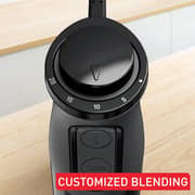 Moulinex Optichef Hand Blender, 1000 Watt, 15 Functions, 800 ML Chopper, Whisk, Black - DD6552EG