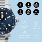 Withings HWA09-Model 7 Scanwatch Hybrid Smartwatch Horizon Blue