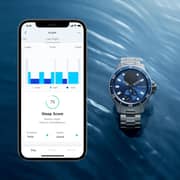 Withings HWA09-Model 7 Scanwatch Hybrid Smartwatch Horizon Blue