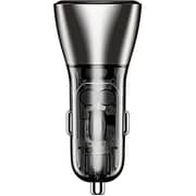 وي-وو دوال بورت USB + النوع-C PD شاحن سيارة رمادي