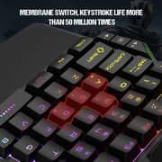 Meetion Wired One-Handed Keyboard Black