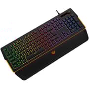 Meetion RGB Wrist Rest Keyboard Black