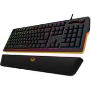 Meetion RGB Wrist Rest Keyboard Black