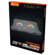 ميشن وسادة تبأحمر باللون الأسود