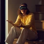 Apple MQL83LL/A Vision Pro VR Headset White