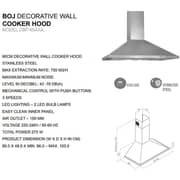 BOJ Decorative Wall Mounted Cooker Hood CBP-90AXA