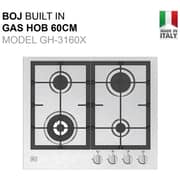 BOJ Built In 4 Burner Gas Hob GH 3160XS