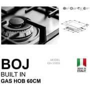 BOJ Built In 4 Burner Gas Hob GH 3160XS