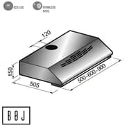 BOJ Built-Under Cooker Hood AB 601XA