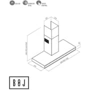 BOJ Built In Chimney Hood CBI-600AXA
