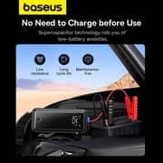 Baseus Super Capacitor Car Jump Starter 3000 Amps Grey C00265300823-Z1