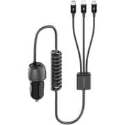Riversong Safari C2 3-in-1 Built In Cable Car Charger 1.8m Black