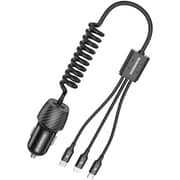 Riversong Safari C2 3-in-1 Built In Cable Car Charger 1.8m Black