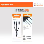 Riversong Infinity 3-in-1 Type-C Cable Black